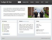 Tablet Screenshot of ledgerandson.co.uk